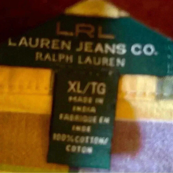 LAUREN JEANS BLOUSE SIZE XL/TG - Picture 3 of 4
